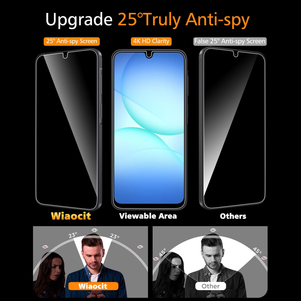 Wiaocit Tempered Glass Screen Protector for iPhone 13