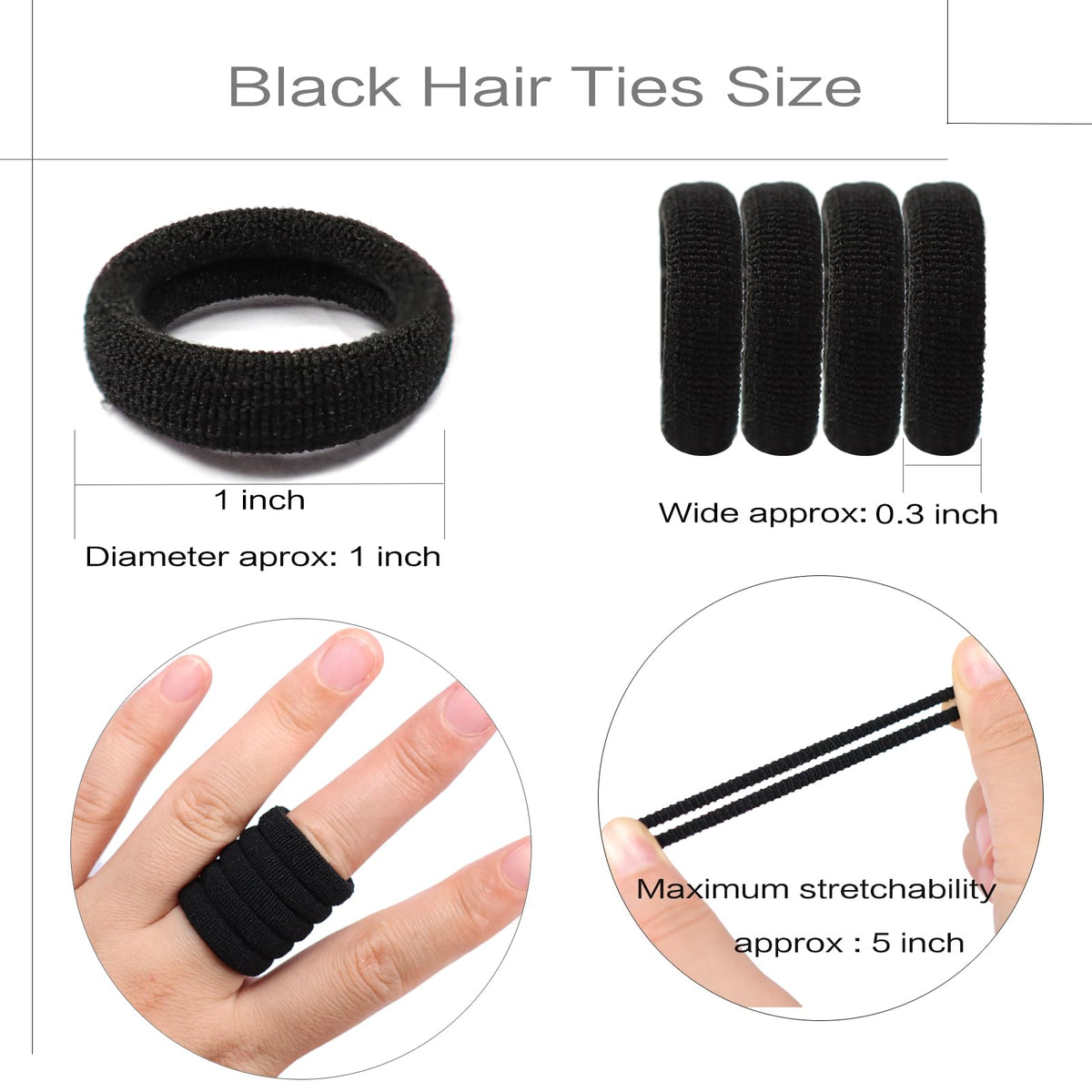200PCS Baby Hair Ties,Small Hair Ties for Baby Girls Toddlers