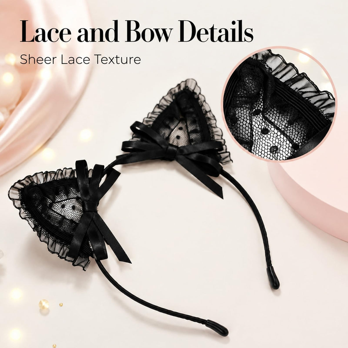 Small Deer Ears Antler Headbands Reindeer Antlers Headband Hair Accessories