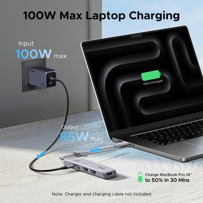 UGREEN USB C Hub 5 in 1 Multiport USB Adapter 4K HDMI, 100W Power Delivery
