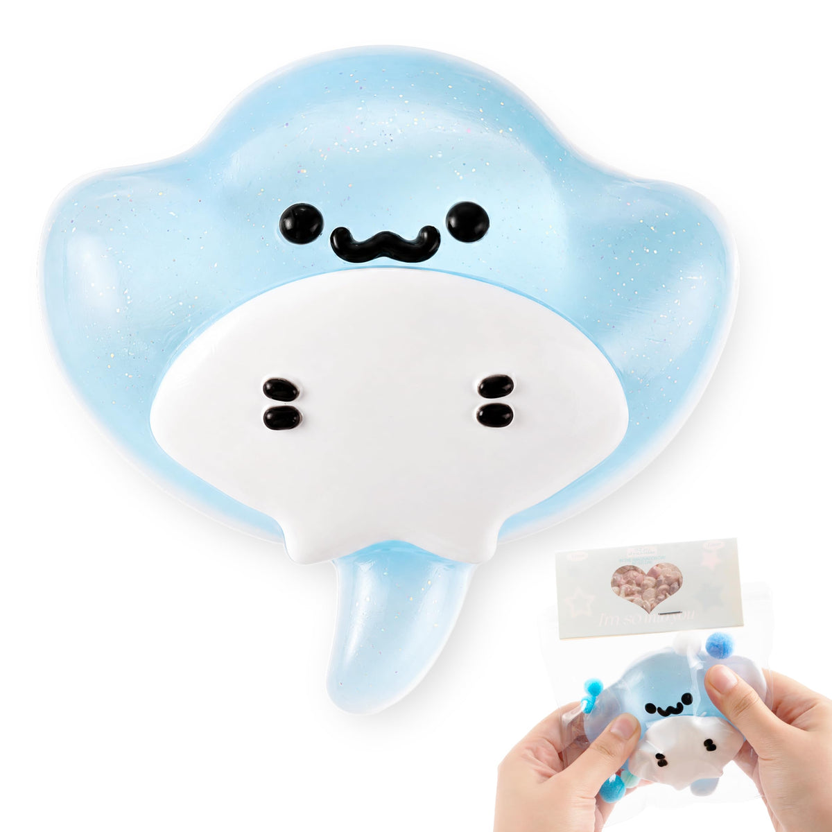 Handmade Taba Seal Squishy Stress Relief Toys - Ultra Soft Silicone Squeeze Toys for Kids & Adults, Reusable Non-Violent Squishy Toys for Stress Relief & Relaxation