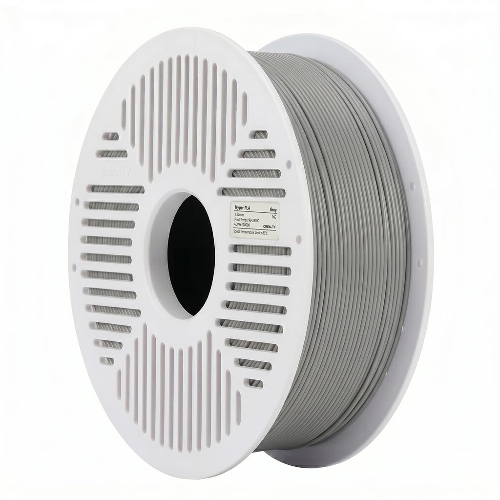 Creality Hyper PLA Filament RFID 1.75mm with Reusable Spool 1KG, High Speed Up to 600mm/s, White, 1-Pack