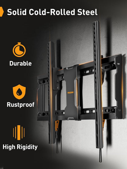 Perlegear Tilt TV Wall Bracket for 37–82 inch LCD LED TVs up to 60kg