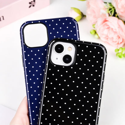 Polka Dot Pattern Phone Case for iPhone 17 6.3", White