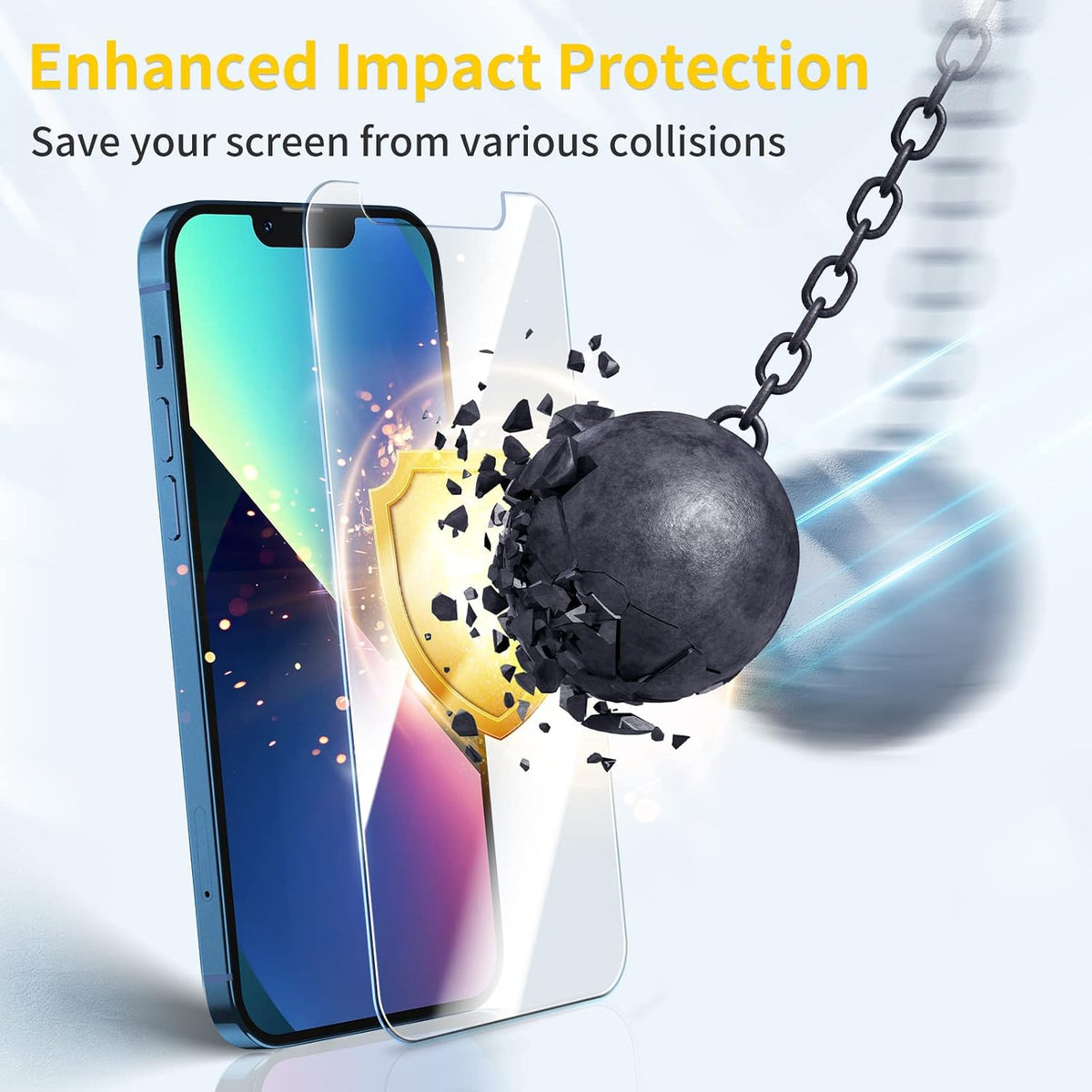 UNBREAKcable 3-Pack Screen Protector for iPhone SE 2022/SE 2020, iPhone 8/7