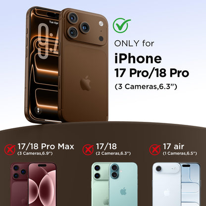 Magnetic for iPhone 18 Pro /17 Pro Case Silicone, Wine Red