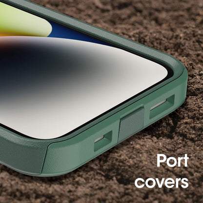 OtterBox iPhone 14 & iPhone 13 Commuter Series Case - BLACK , slim & tough, pocket-friendly, with port protection