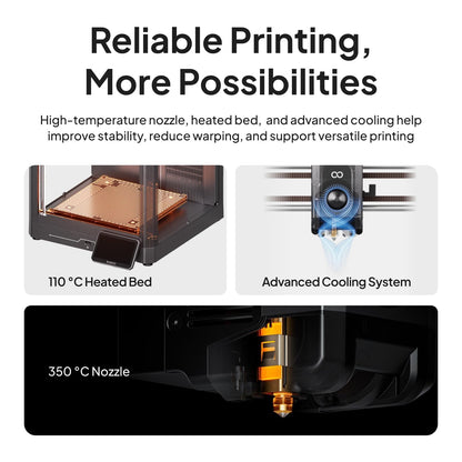 ELEGOO Centauri 2 Combo 3D Printer, Beginner-Friendly Multicolor Printing