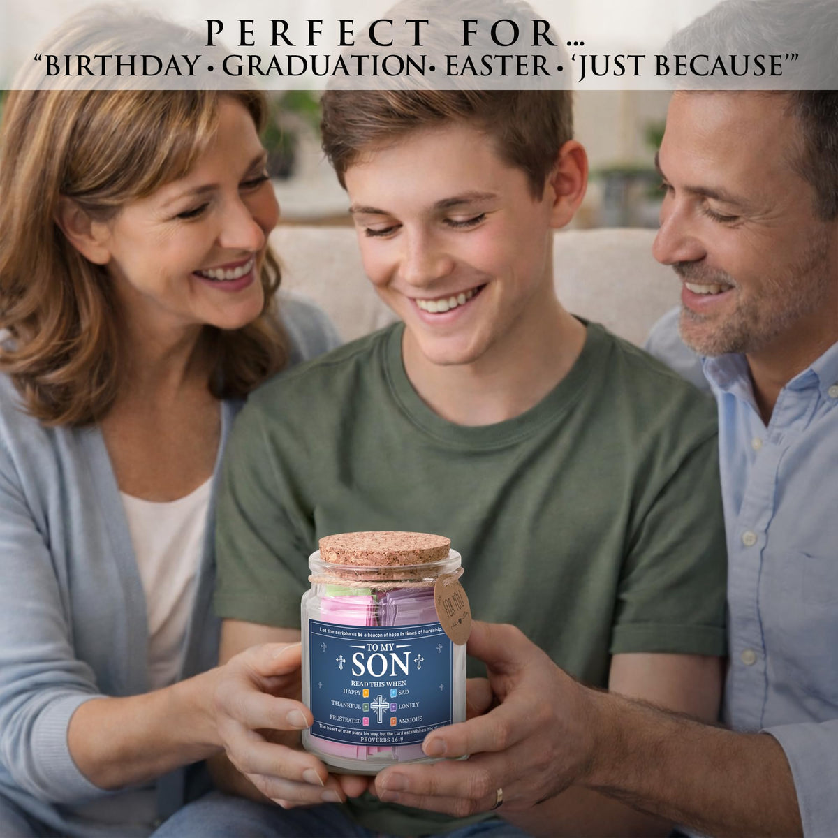 Read This When Bible Verses Jar – Birthday Gifts for Women, Christian Gifts, Christmas Gift for Women, Gift for Mom from Daughter