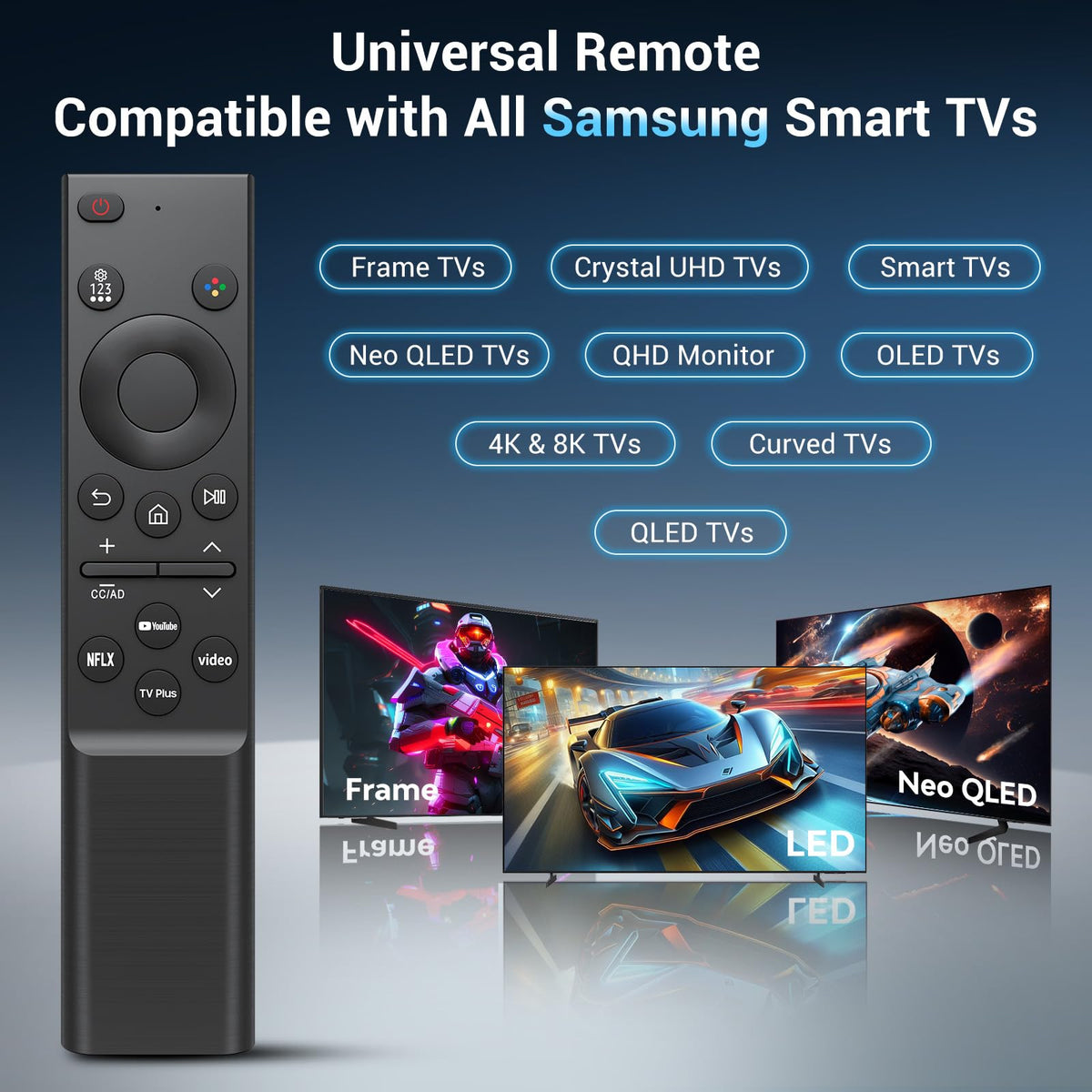 Universal Replacement for LG Smart TV Remote