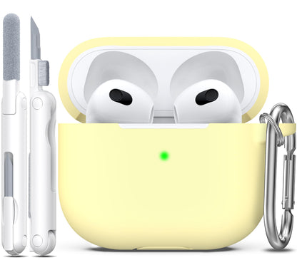 R-fun for AirPods 2nd/1st Case Silicone Cover, Banana Violet