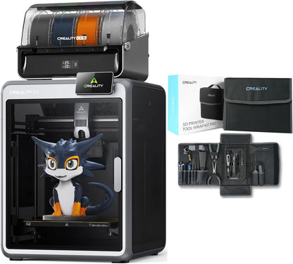 Creality K2 Combo (A) 3D Printer Bundle with 3D Printer Tools Kit 74 Pcs in 1 3D Printing Tool