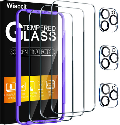 Wiaocit Tempered Glass Screen Protector for iPhone 13