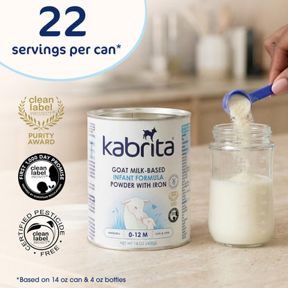 Kabrita Goat Milk Infant Formula Powder, Gentle Digestion, Non-GMO, 14 oz