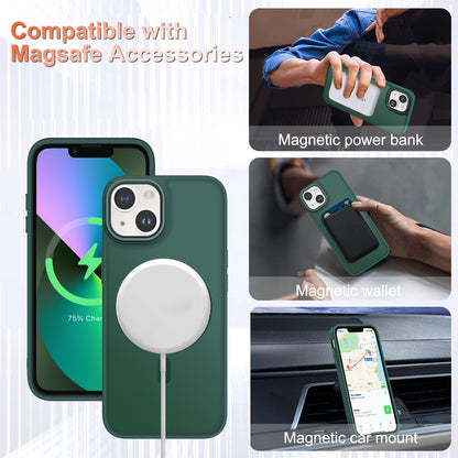 for iPhone 14 Plus Case, Matte Magnetic Phone Case, Lavender Purple