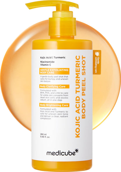 medicube Body Peel Shot with Hypochlorous Acid, For Exfoliating & Soothing