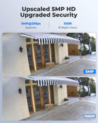 REOLINK PoE Security Camera RLC-510A(Pack of 2), 5MP Home Surveillance