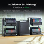 Creality K2 Combo 3D Printer Bundle with PLA Filament Black & White 2Pack
