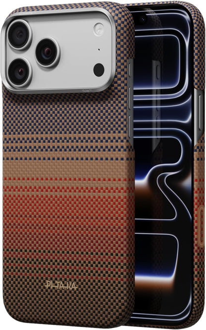 pitaka for iPhone 18 Pro Case 6.3" with Caseless Feeling, Abyss Blue