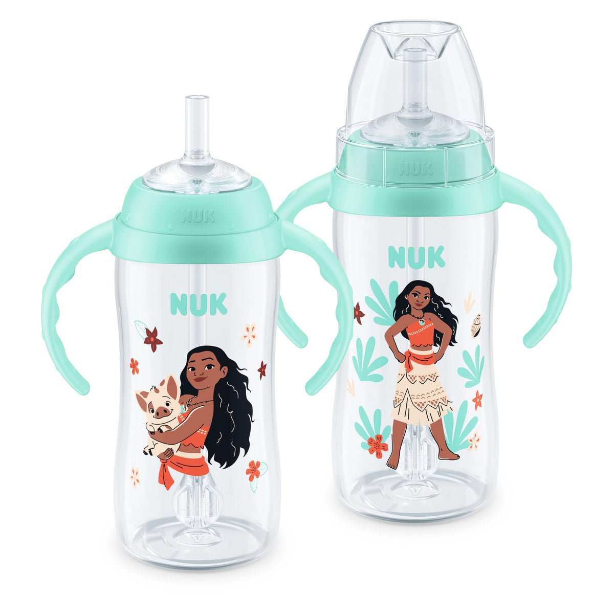 NUK Learner Straw Cup, 10oz, 2-Pack, Amazon Exclusive Timeless
