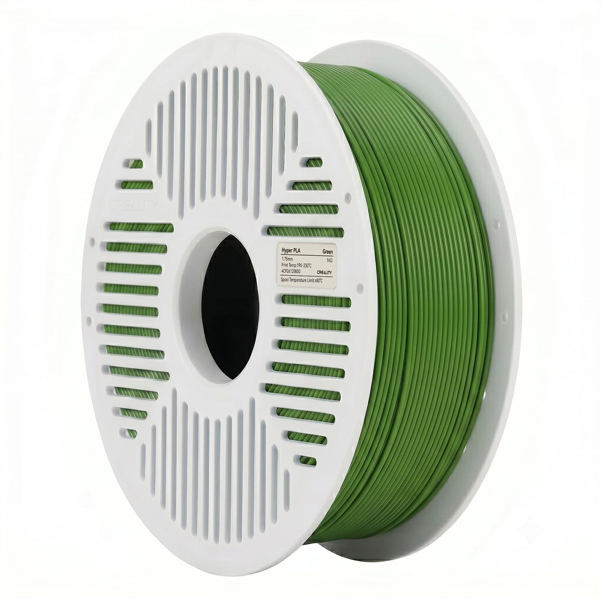 Creality Hyper PLA Filament RFID 1.75mm with Reusable Spool 1KG, High Speed Up to 600mm/s, White, 1-Pack