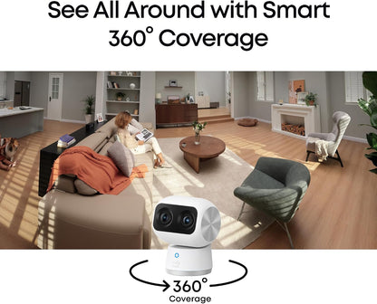 eufy Security 4K Indoor Cam S350, No Subscription, Dual Cameras, 8× Zoom