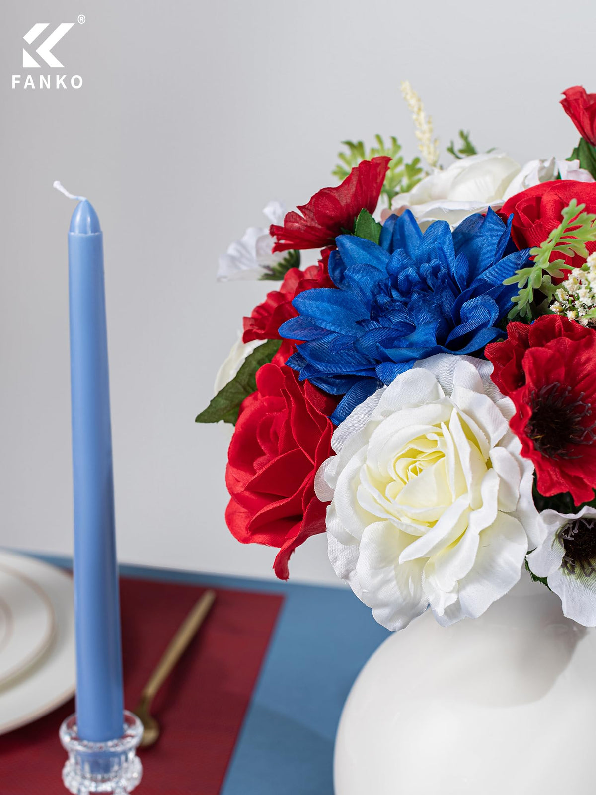 Fall Artificial Flowers DIY Bouquet Combo Faux Rose for Home Decor
