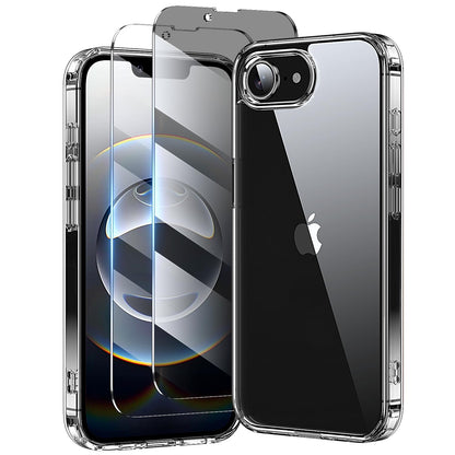 toushion 3 in 1 for iPhone 15 Plus Case Transparent
