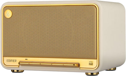 Edifier D32 Retro Wooden Tabletop Wireless Speaker AirPlay2, White