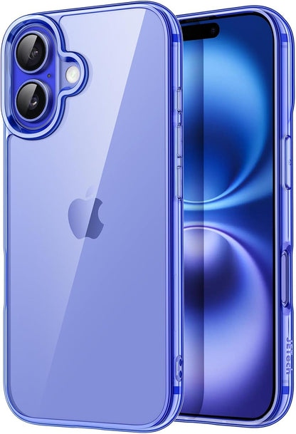 JETech Case for iPhone 16, Anti-Yellowing, Clear