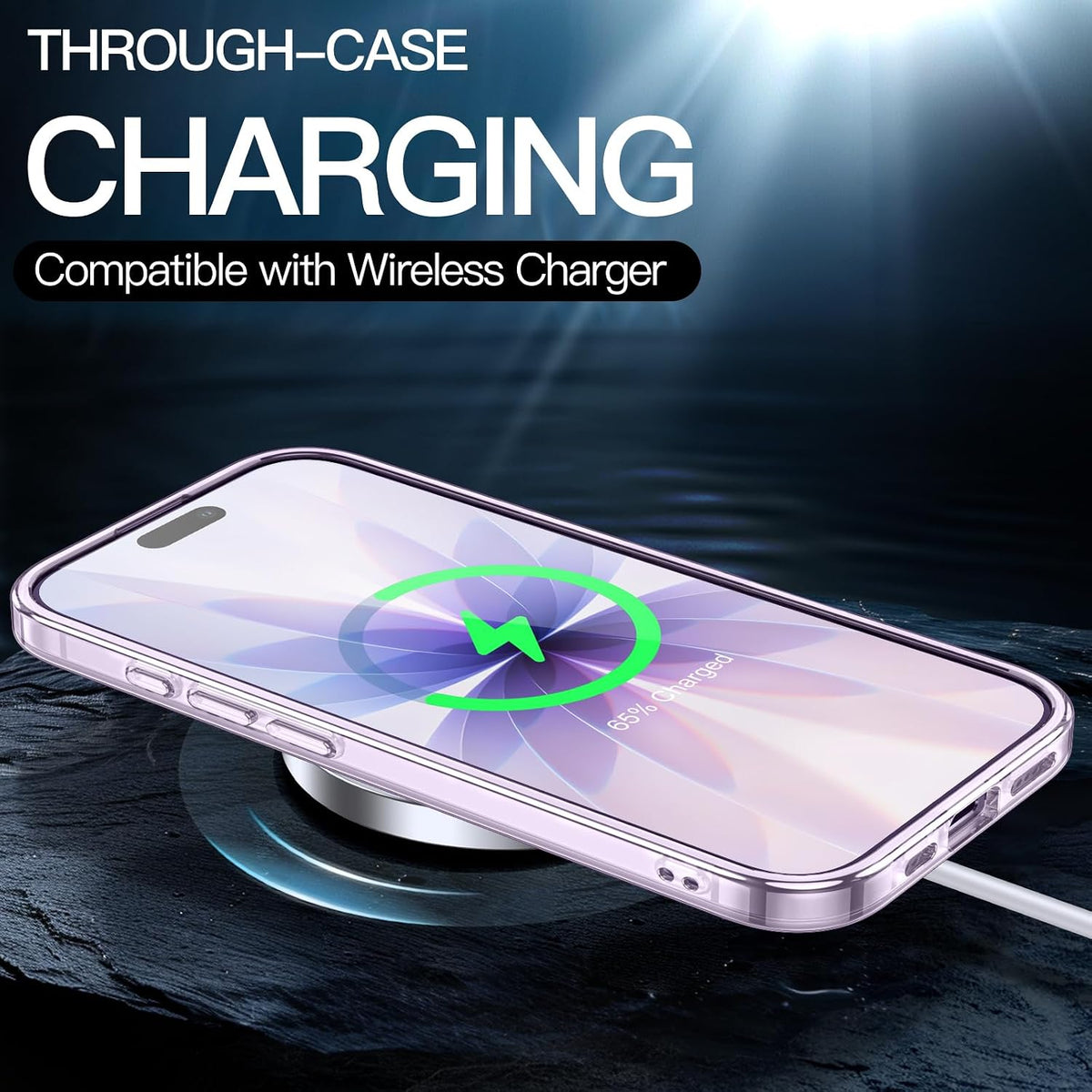 JETech Case for iPhone 17, Anti-Yellowing, Clear