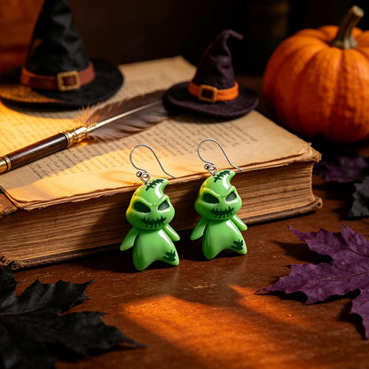 Hocus Pocus Earrings for Women Spooky Witch Halloween Pumpkin Earrings Halloween Accessories Witch Jewelry