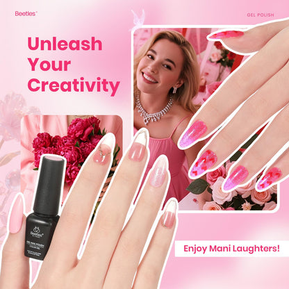 Beetles Gel Nail Polish Kit with U V Light - 80Pcs 55 Colors Gel Nail Kit
