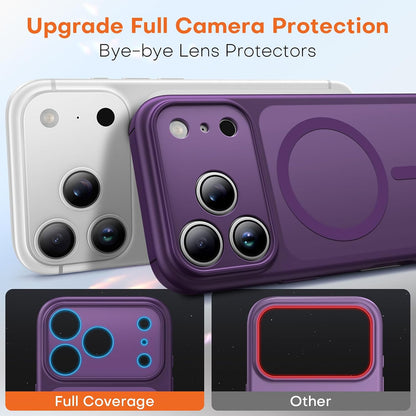 TAURI for iPhone 16 Pro Max Case, Compatible with MagSafe, Purple