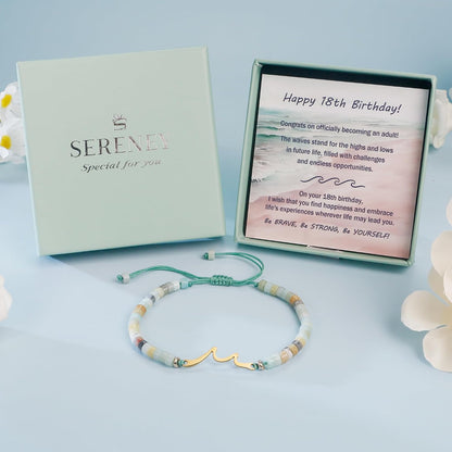 13th 16th 18th 40th 50th 60th Birthday Gifts Wave Birthday Bracelet