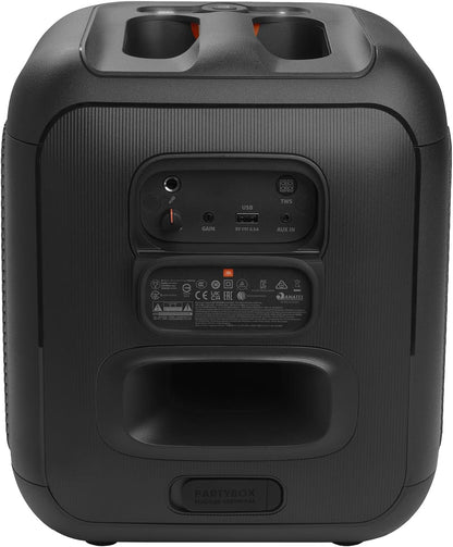 JBL Partybox Encore Essential: 100W Sound, Built-in Dynamic Light Show, and Splash Proof Design, Black