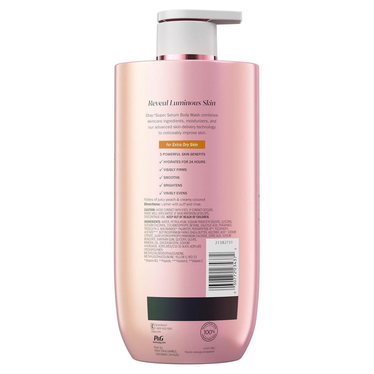 Olay Super Serum Body Wash for Women, For Extra Dry Skin, 28 fl oz