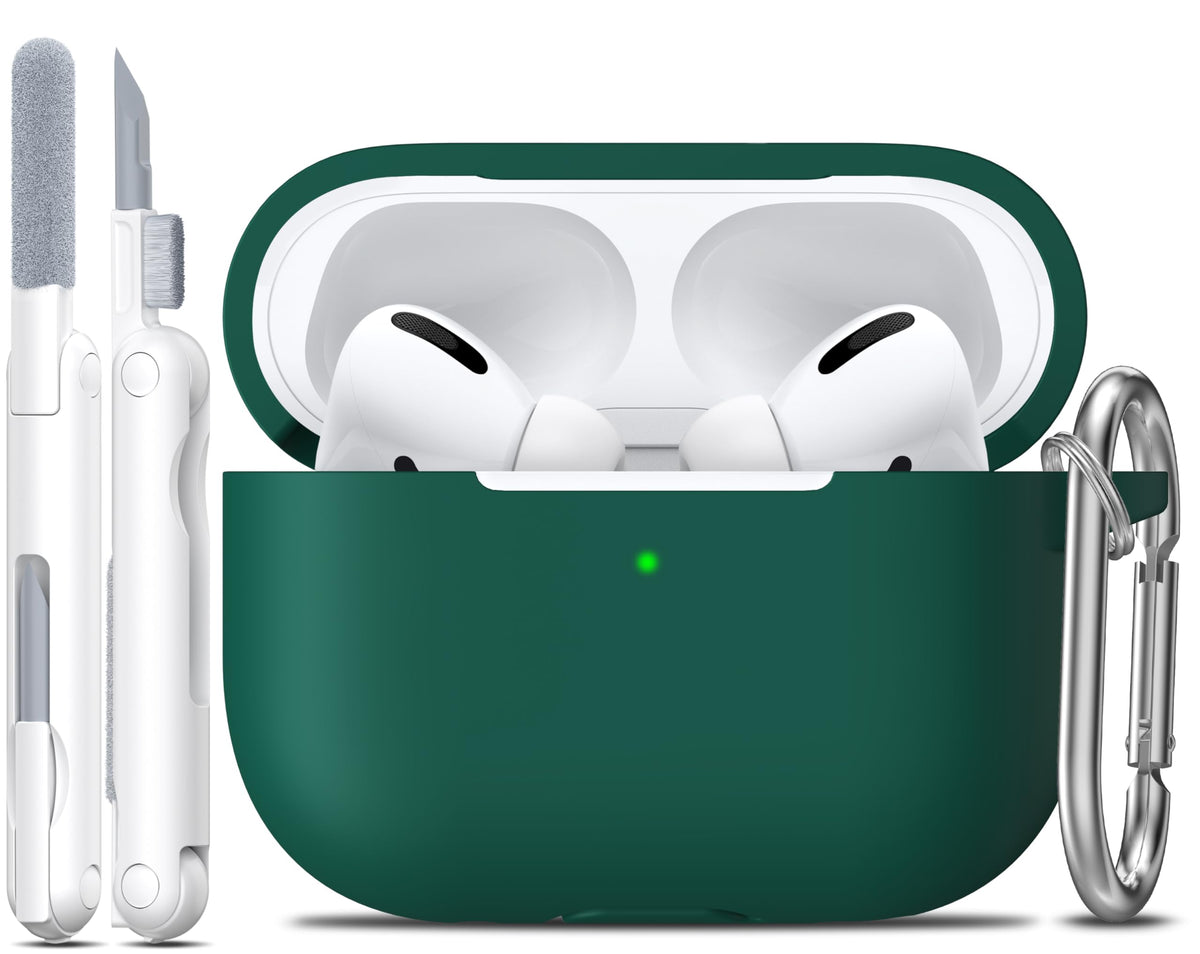 R-fun for AirPods 2nd/1st Case Silicone Cover, Banana Violet