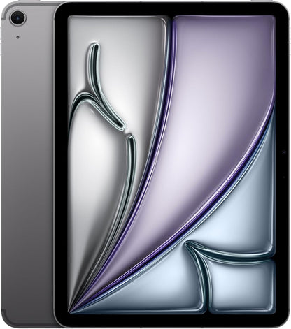 Apple iPad Air 11-inch (M4): Liquid Retina Display, 128GB, 12MP Front/Back Camera, Wi-Fi 7 with Apple N1 + 5G Cellular, Touch ID, All-Day Battery Life — Space Gray