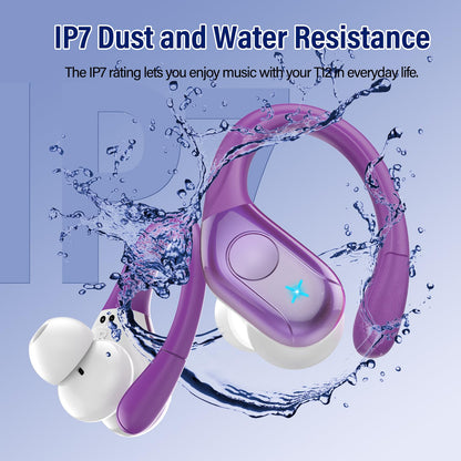 Wireless Earbuds Sports, 75Hrs Bluetooth 5.4 Headphones, Bass Hi-Fi Stereo