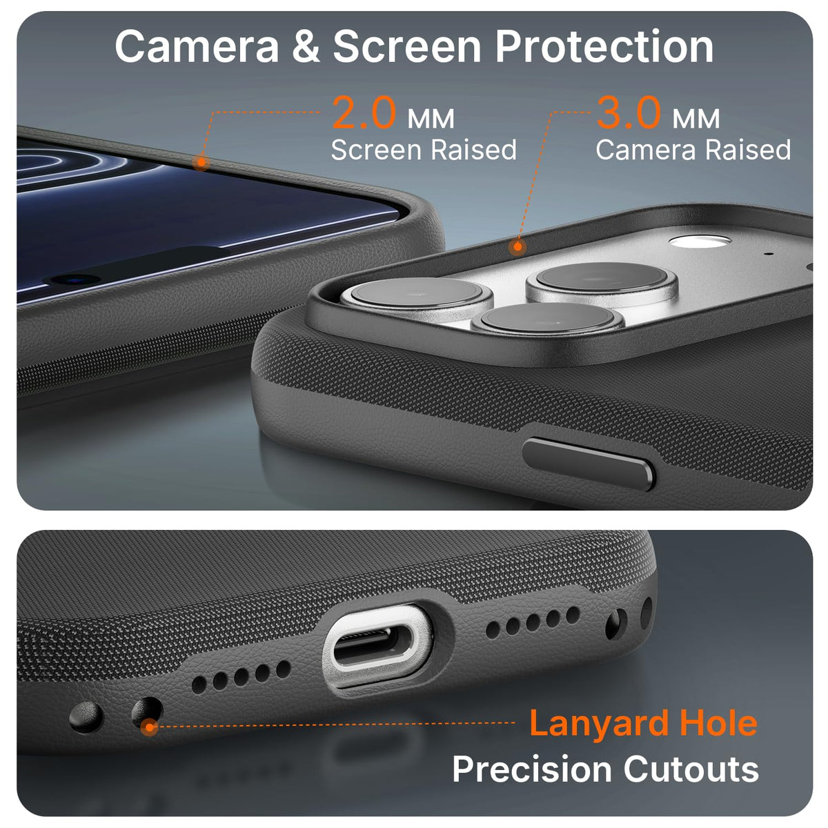 Mkeke for iPhone 17 Pro Max Case Techwoven Green, [Compatible with MagSafe] [Camera Control Cover] [Premium Tech Woven Fabric] [Drop Protection] Shockproof Skin-Friendly
