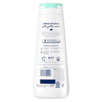 Dove Sensitive Skin Body Wash, 24hr Lotion-Soft Skin, 30.6 oz