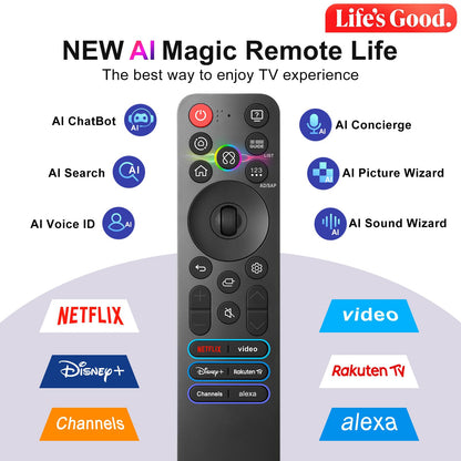 Universal Replacement for LG Smart TV Remote
