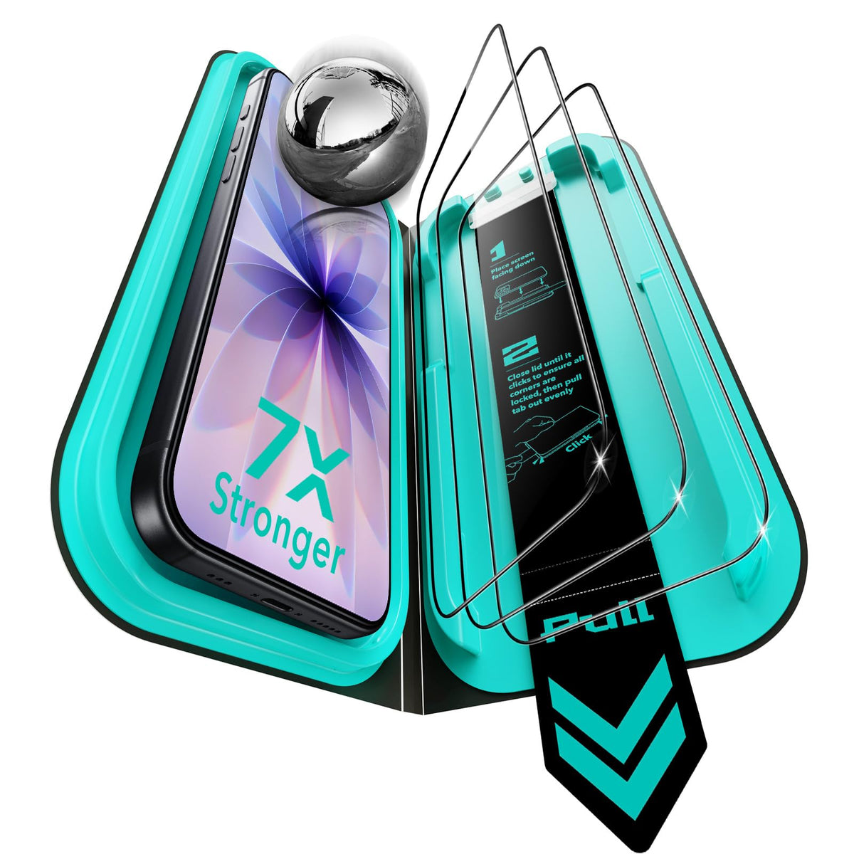 ESR 3 Pack for iPhone 17 Pro Max Screen Protector, Armorite