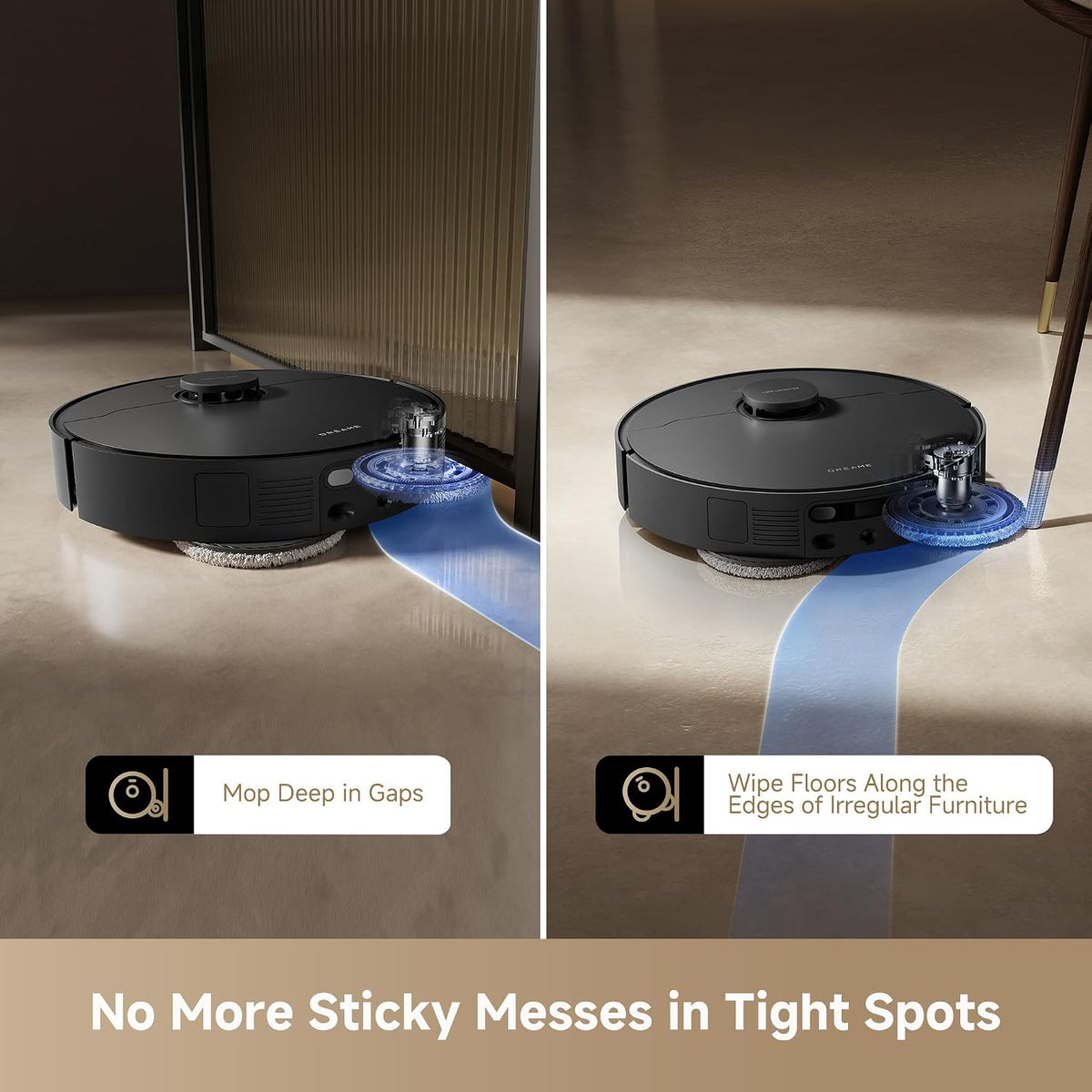 DREAME L40s Ultra AE Robot Vacuum and Mop, Self Emptying & Auto Refill