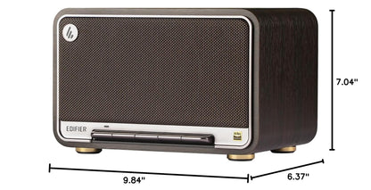Edifier D32 Retro Wooden Tabletop Wireless Speaker AirPlay2, White