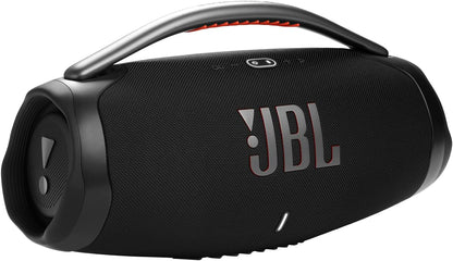 JBL Boombox 3 Black Portable Bluetooth Speaker with Massive Sound, Deepest Bass, IPX7 Waterproof, 24H Playtime, PartyBoost