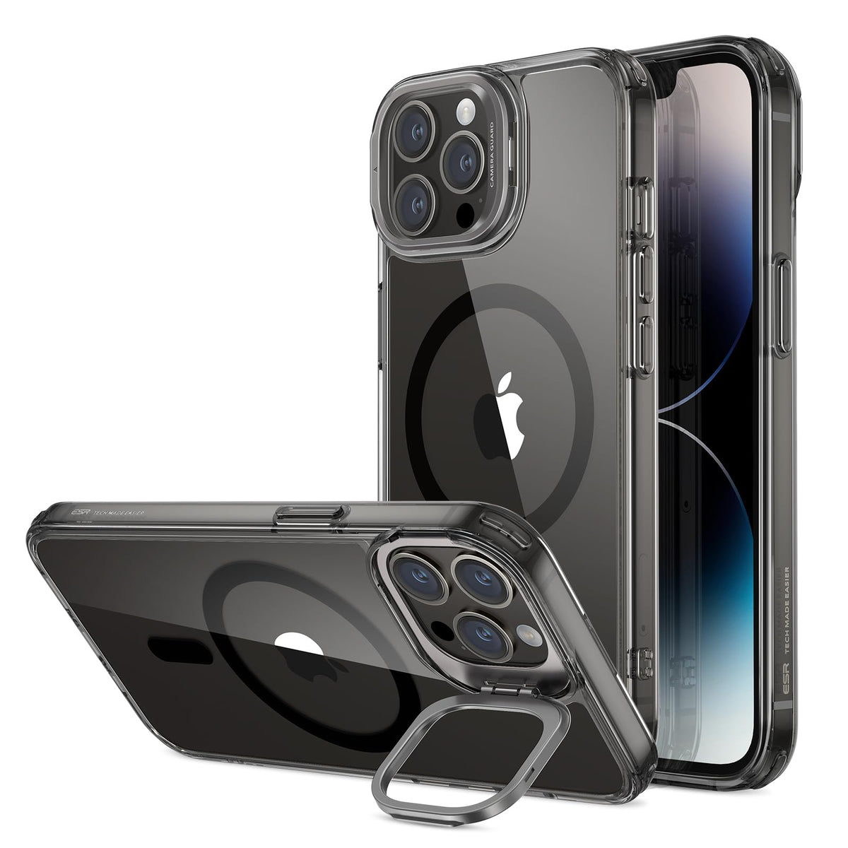 ESR Classic Hybrid for iPhone 18 Pro Max/17 Pro Max Case with Flex Stand