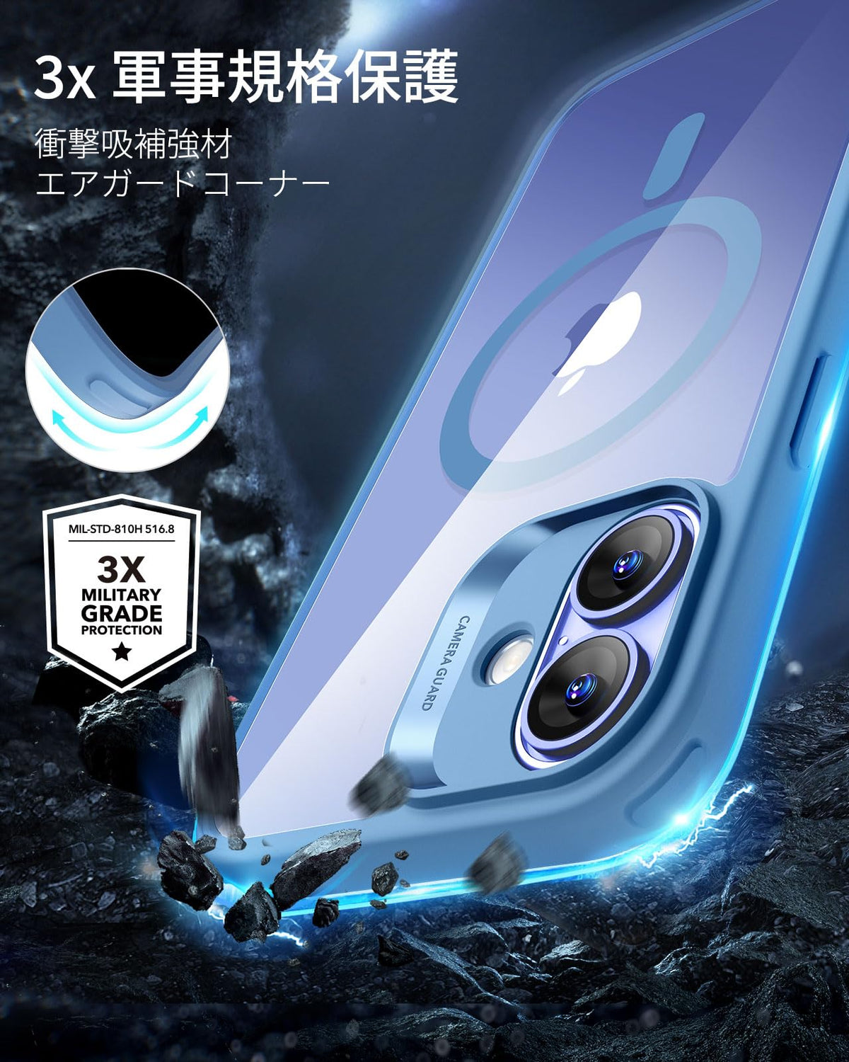 ESR Classic Hybrid for iPhone 16 Pro Max Case, Clear