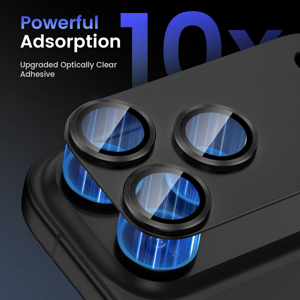 Tensea for iPhone 15 Pro Max/iPhone 15 Pro Camera Lens Protector